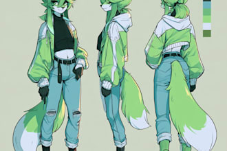 draw art of you furry characters