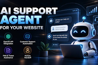 build an openai support agent for your website