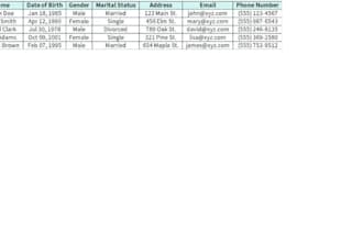 data entry and formatting