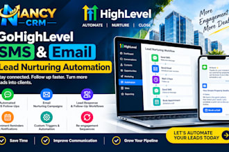 set up gohighlevel SMS and email lead nurturing automation