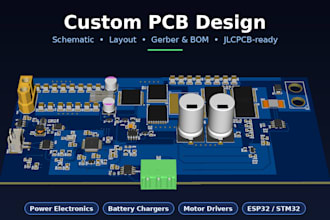 design your pcb schematic and layout for power and embedded projects