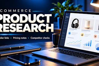 do ecommerce winning product research and product listing optimization
