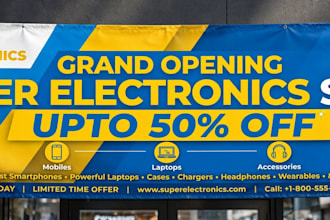 design modern banner,flyer, flex in 24 hours
