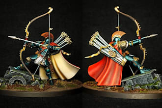 paint warhammer 40k space marine tabletop fantasy miniatures dnd wargame monster