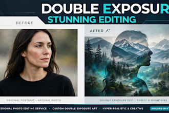 create stunning double exposure photo editing in photoshop