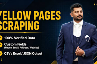do any web scraping, web scraper, yellow pages scraping, amazon scraping