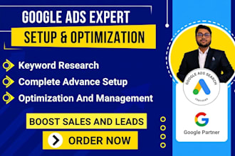 set up and manage adwords PPC campaign as google ads manager