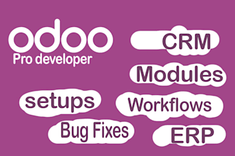 be your odoo developer for custom modules, automation, and integrations