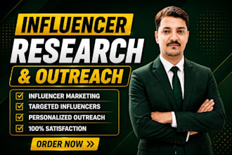 influencer research, influencer outreach and influencer marketing