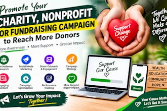 promote your charity, nonprofit or fundraising campaign to reach more donors