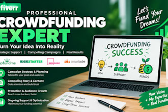 create and promote your indiegogo or gofundme campaign
