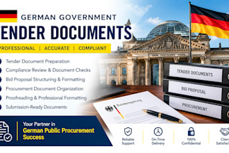 prepare your german government tender documents