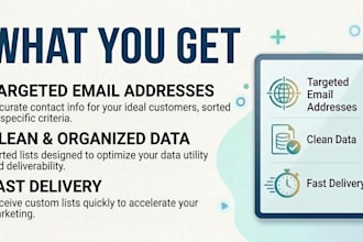 do accurate email scraping and build targeted email lists