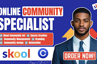 skool setup skool online course skool community membership site credit repair