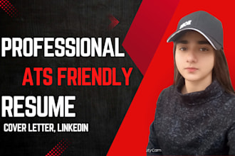 provide ats resume writing services, cover letter, linkedin