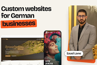 build a custom coded website for your german business