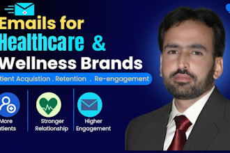 write healthcare email copy and sequences for clinics and brands