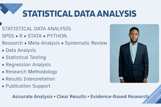 do statistical data analysis using spss, r, stata and python