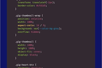 code clean responsive website layout HTML CSS js