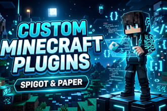 develop custom minecraft spigot or paper plugins