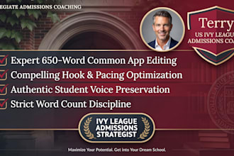 edit and polish common app essay, review help and coaching
