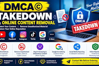 takedown pirated privacy content from social media under dmca
