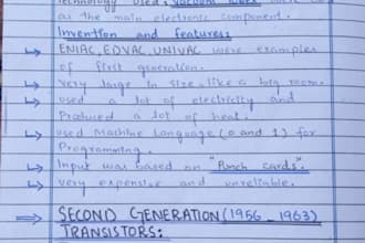 write neat and clean assignment notes and hand written work