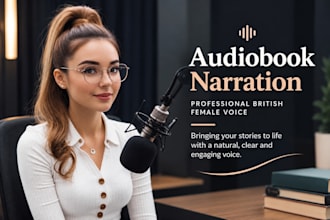 narrate your audiobook in a professional british female voice