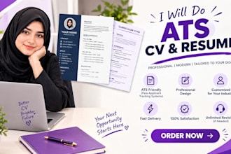 create a professional ats CV resume