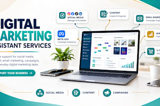 manage your social media and digital marketing professionally
