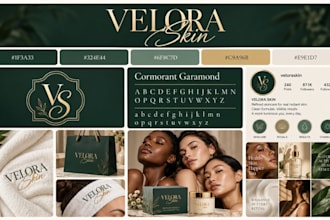 design business logo and complete branding kit brand identity