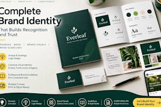 design creative brand identity branding book brand visuals brand guidelines