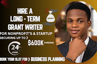 write professional grant proposals for nonprofits and businesses