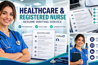 professionally build or edit medical resume for registered nurse, pharma, doct
