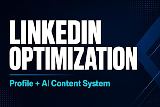 optimize your linkedin profile and create an ai content system