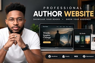 design author website, book author website, ebook website, ebook landing page