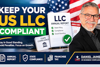 file US llc annual report, state compliance, franchise tax and business filings