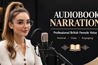 narrate your childrens audiobook with a warm british female voice