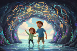 do children picture book illustration, children book, children book illustration