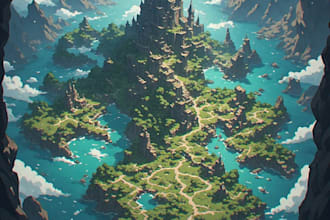 create custom fantasy maps for you