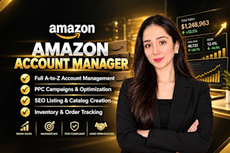 be your professional amazon account manager and  fba expert