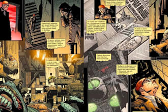 turn your script into graphic novel sequential pages
