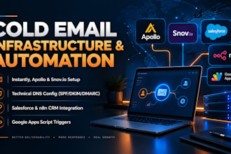 setup instantly cold email marketing salesforce automation