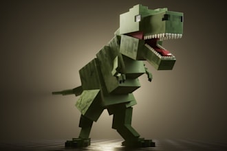 create custom 3d minecraft models and mobs in blender