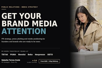 create a PR strategy to get your brand media attention