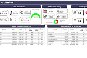 create professional excel dashboards, formulas and reports