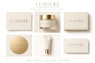 design luxury beauty logo for skincare brand
