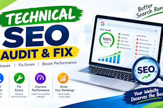audit and fix technical SEO, indexing, and crawl issues