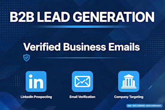 do b2b lead generation and linkedin email finding