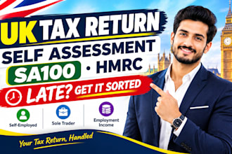 prepare your UK self assessment tax return sa100 for hmrc and late returns